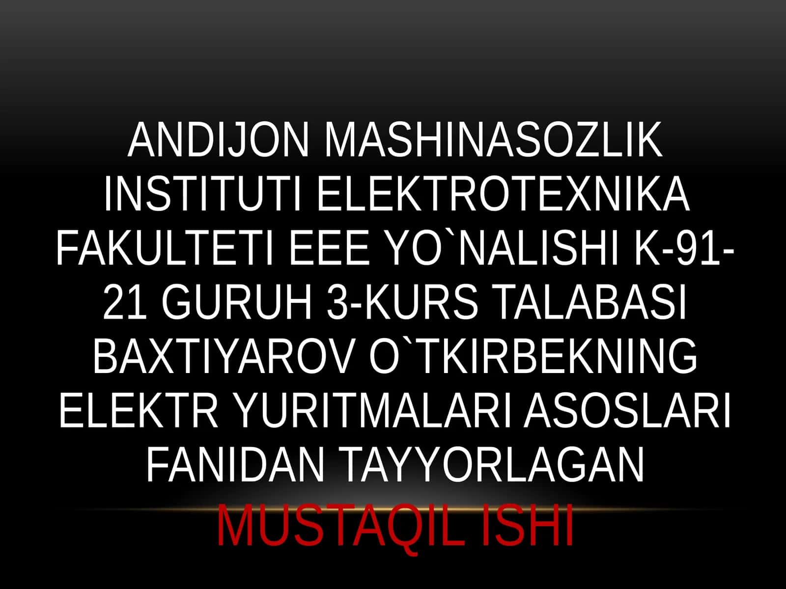 Elektryurit malari asoslarini tayyorlash 1
