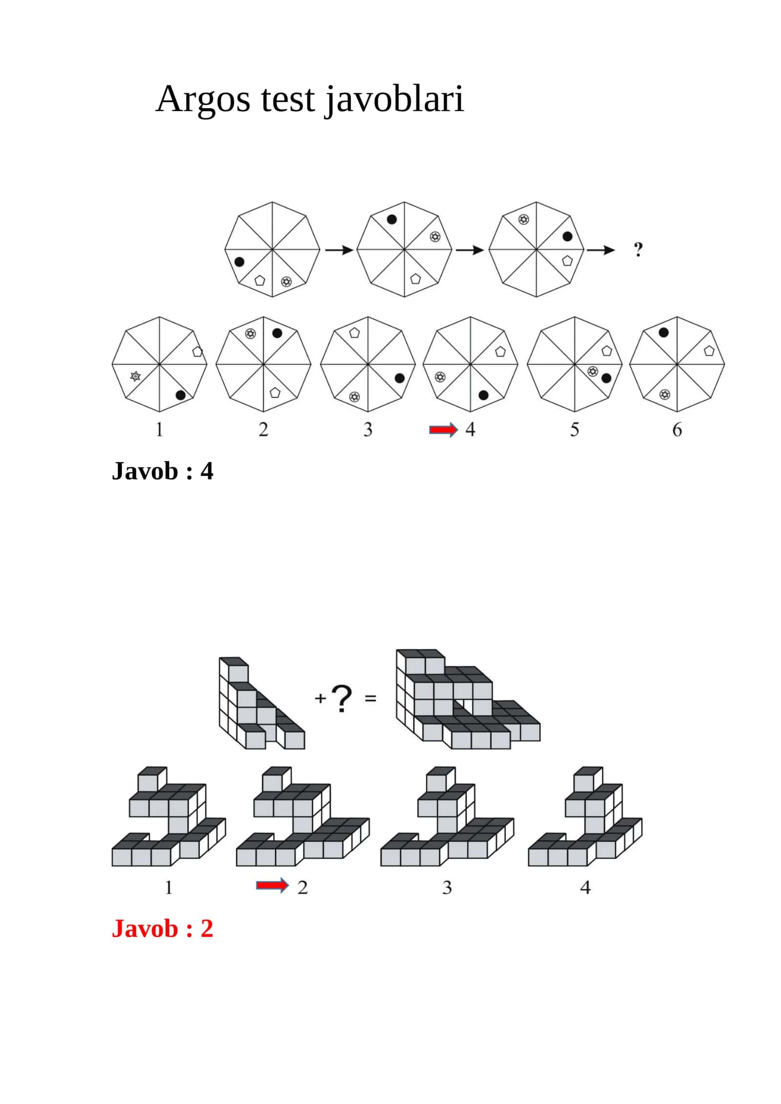 Argos test javoblari 1