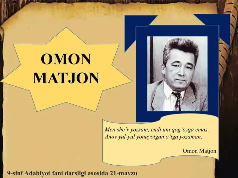 Omon Matjon 1