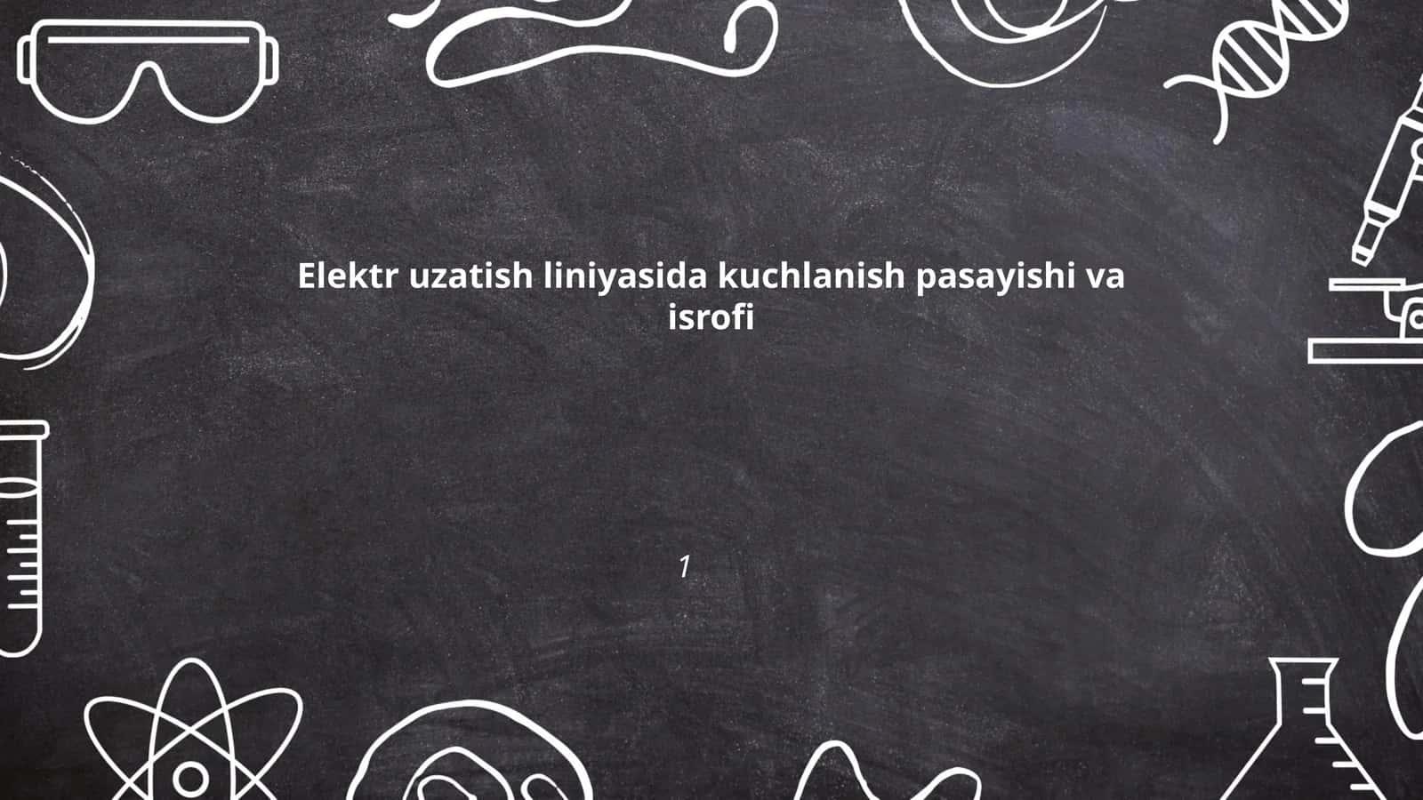 Elektr uzatish liniyalari 1