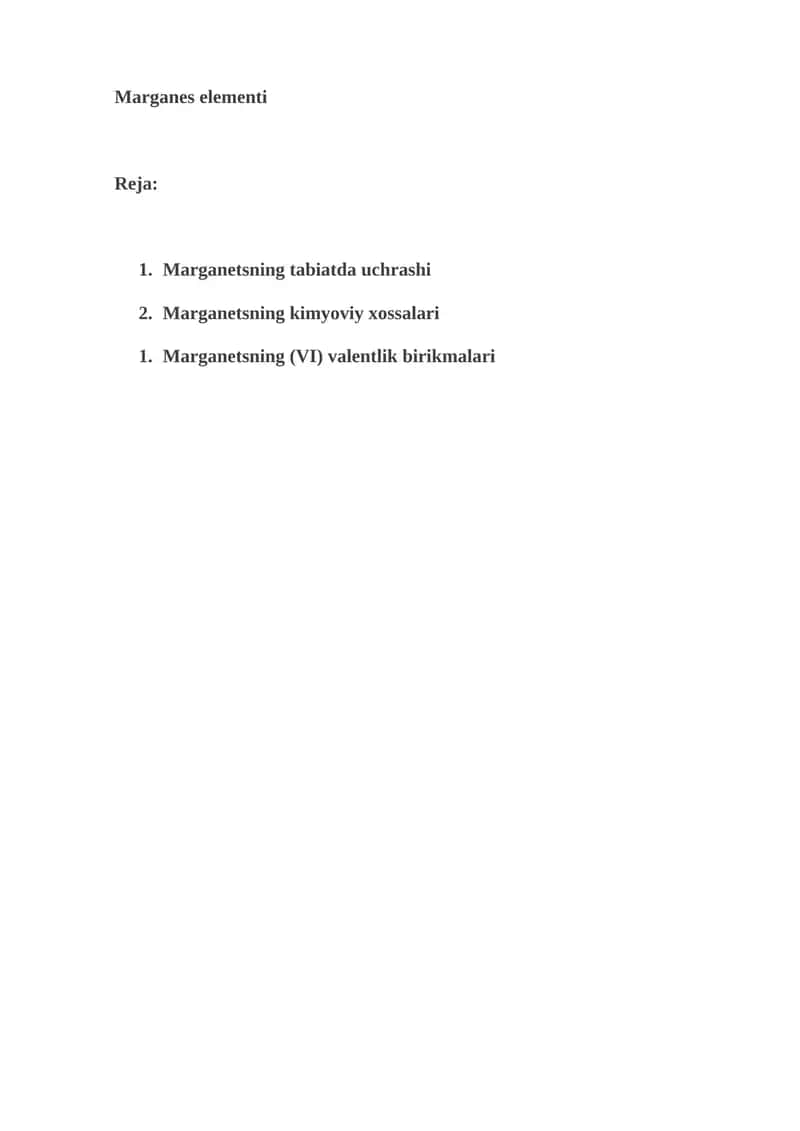 Marganets elementi 1