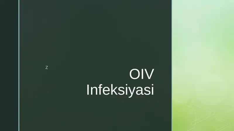 OIV Infeksiyasi 1