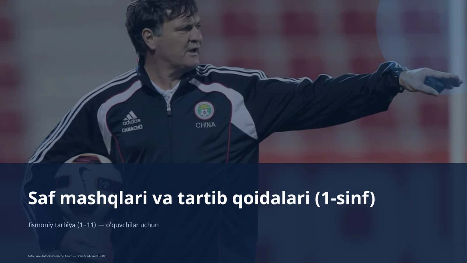 Saf mashqlari va tartib qoidalari (1-sinf) 1