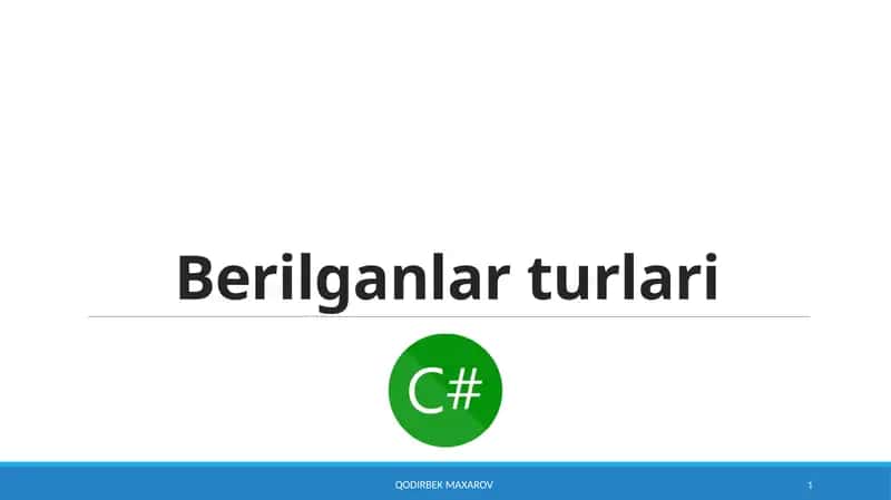 Turlar 1