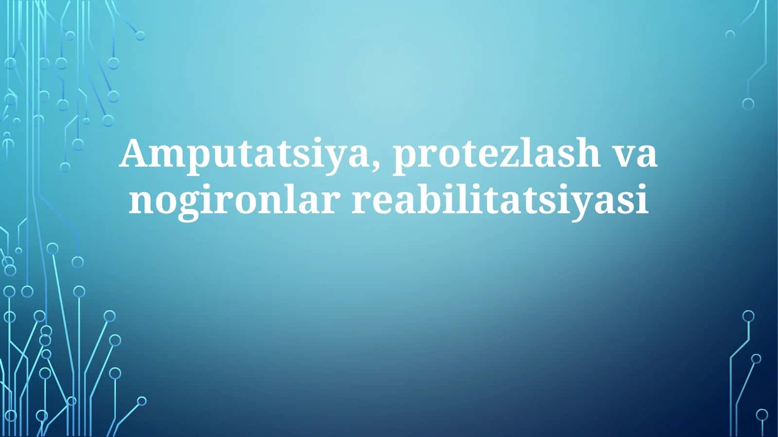 Protez Oyoq Tanlovlari 1