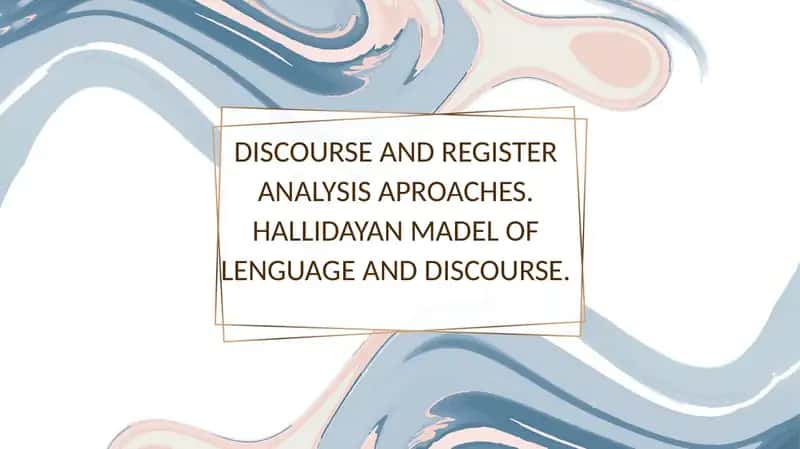 Discourse Analysis 1