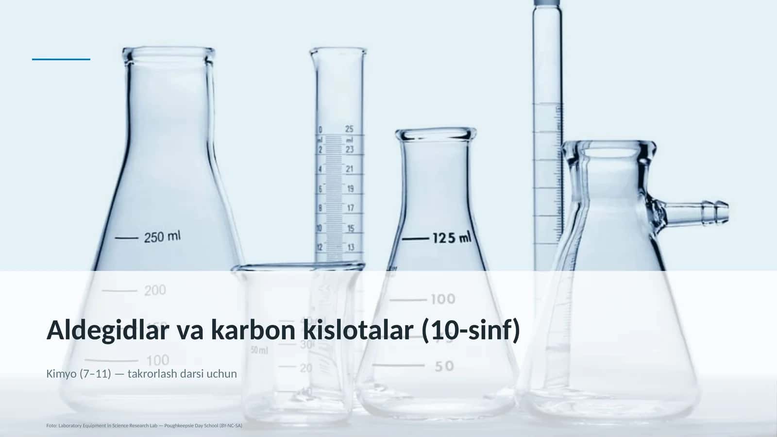 Aldegidlar va karbon kislotalar (10-sinf) 1