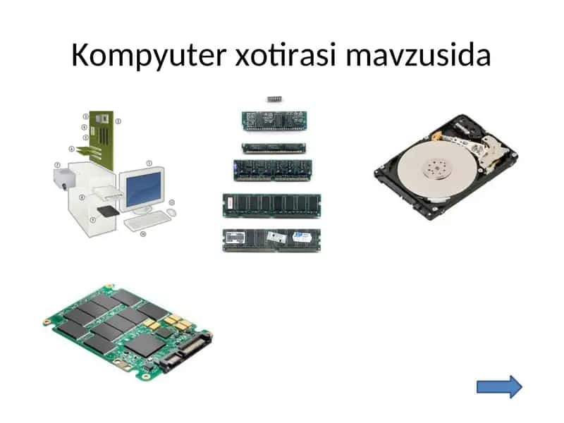 Kompyuter Xotirasi (Computer Memory) 1