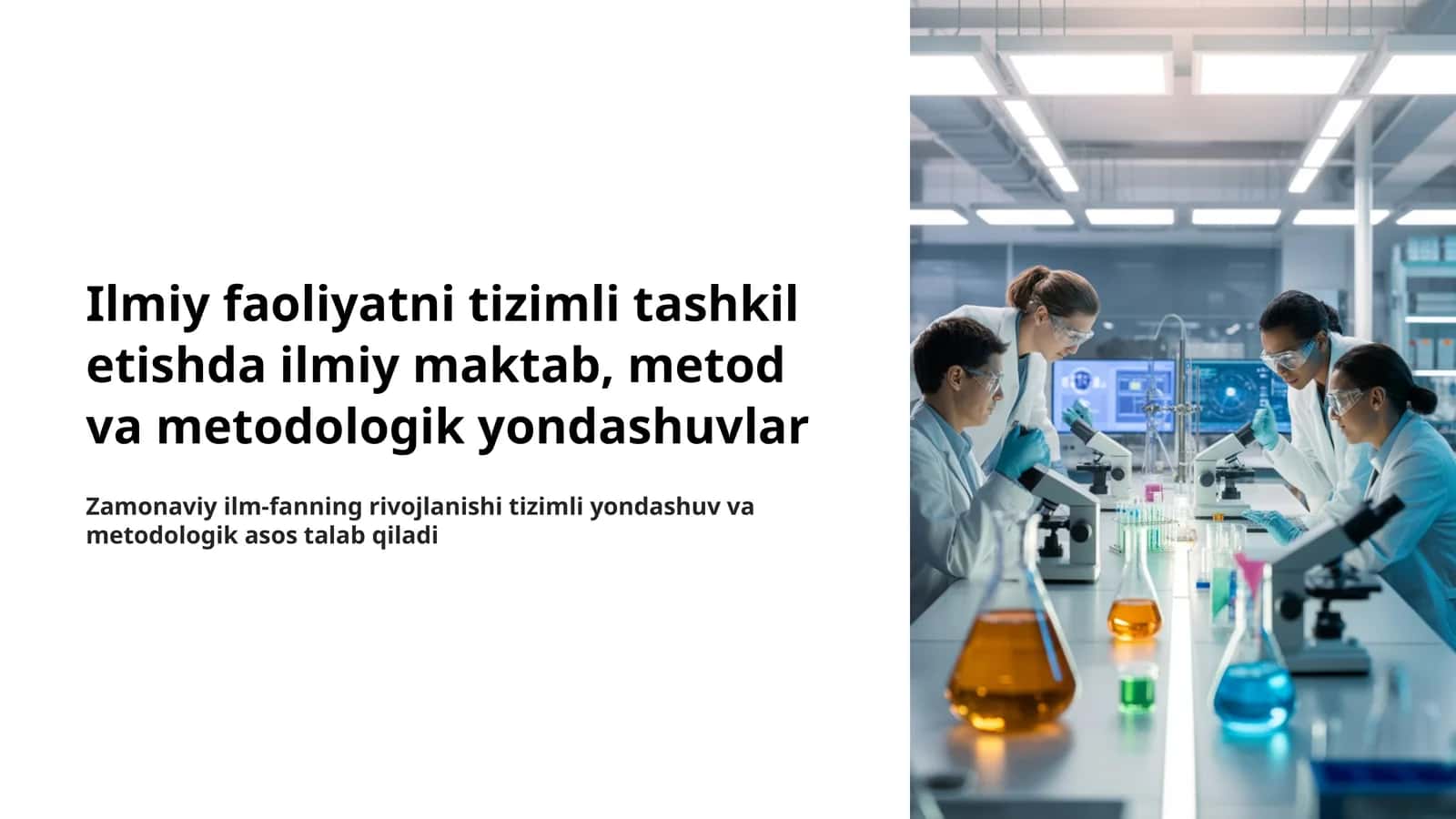 Ilmiy faoliyat va uning tizimli tashkiloti 1