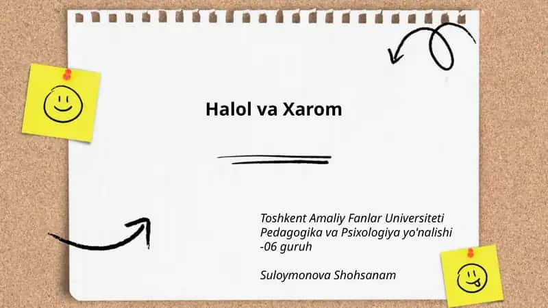 Halol va Xarom 1
