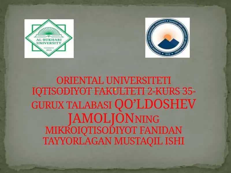 Ekologiya va atrof-muhitni muhofaza qilish 1