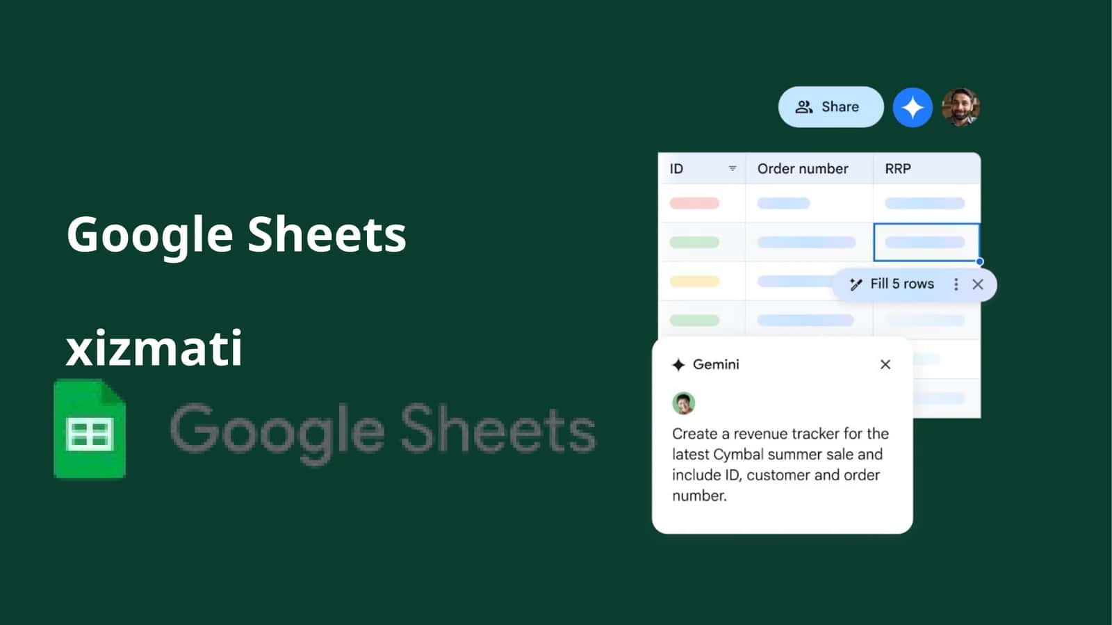 Google Sheets xizmati 1