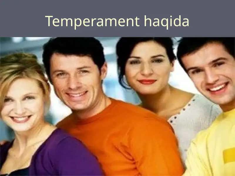 Temperament haqida 1