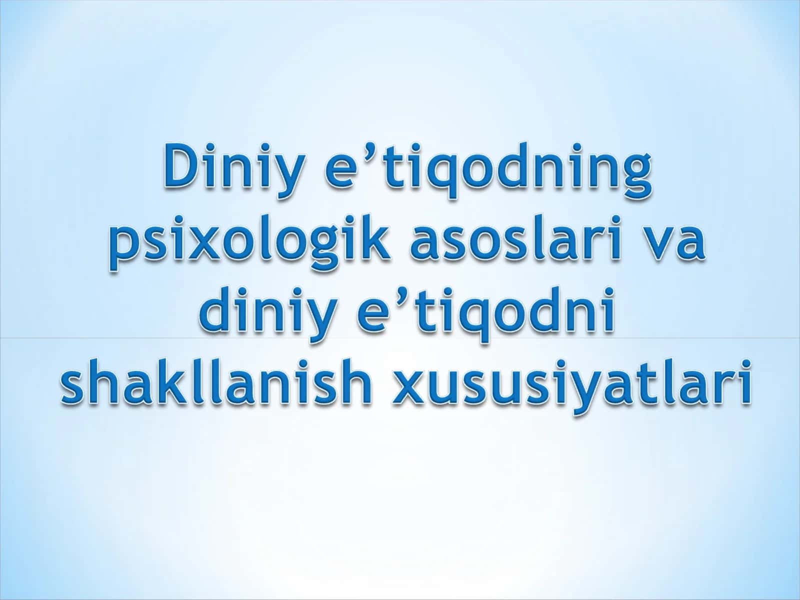 Odamlarning qiyinchiliklari 1