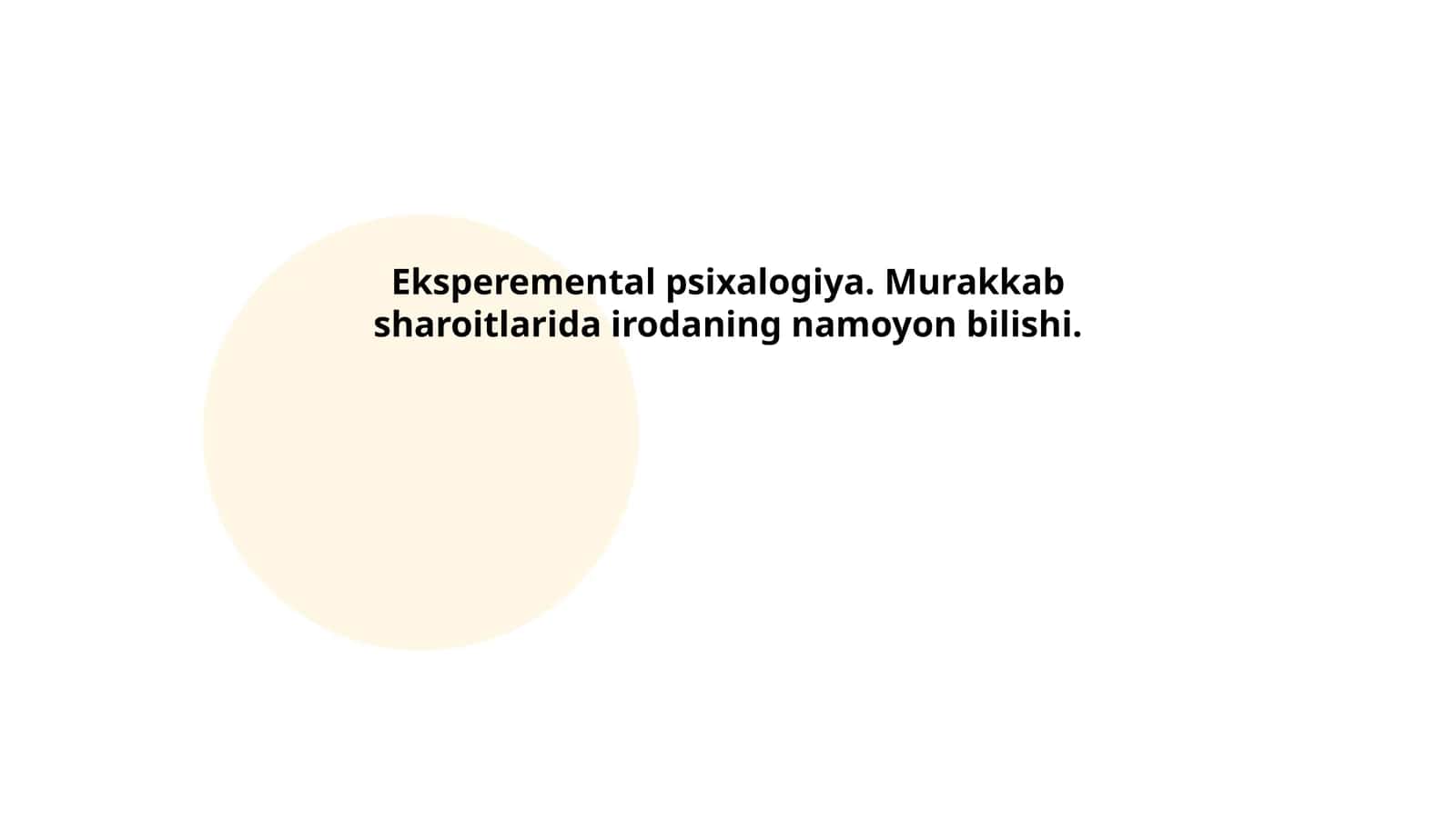 Iroda nazariyalari va ularning tadqiqi 1
