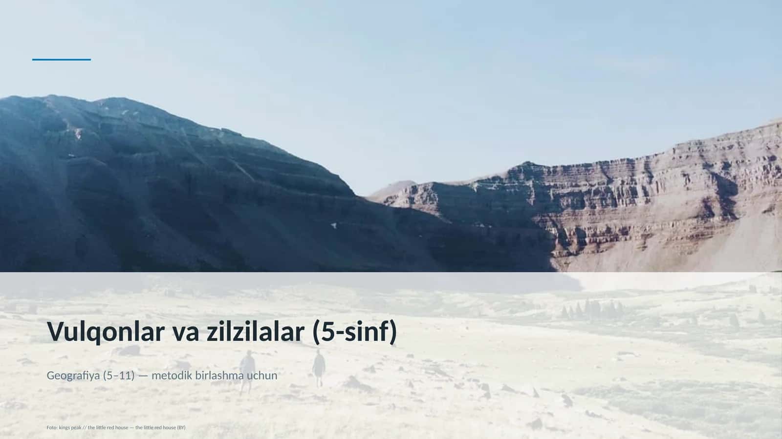 Vulqonlar va zilzilalar (5-sinf) 1