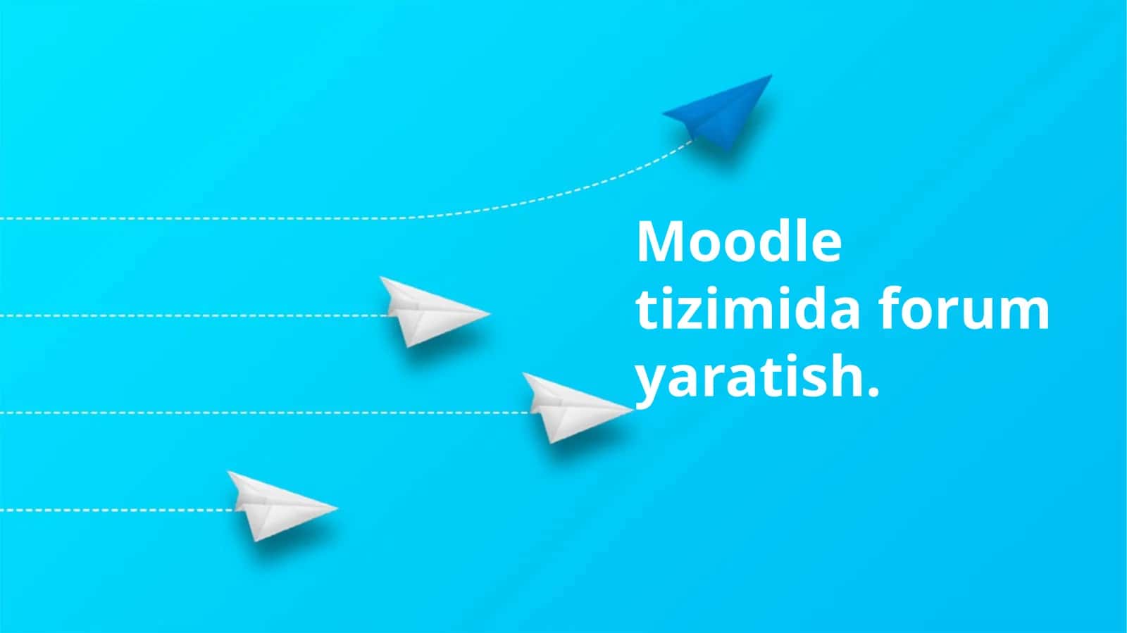 Moodle forumlari ta'limiy muhitda 10 dan ortiq turli xil usullarda aloqa va hamkorlikni rivojlantirish uchun ishlatiladigan asosiy vositadir 1