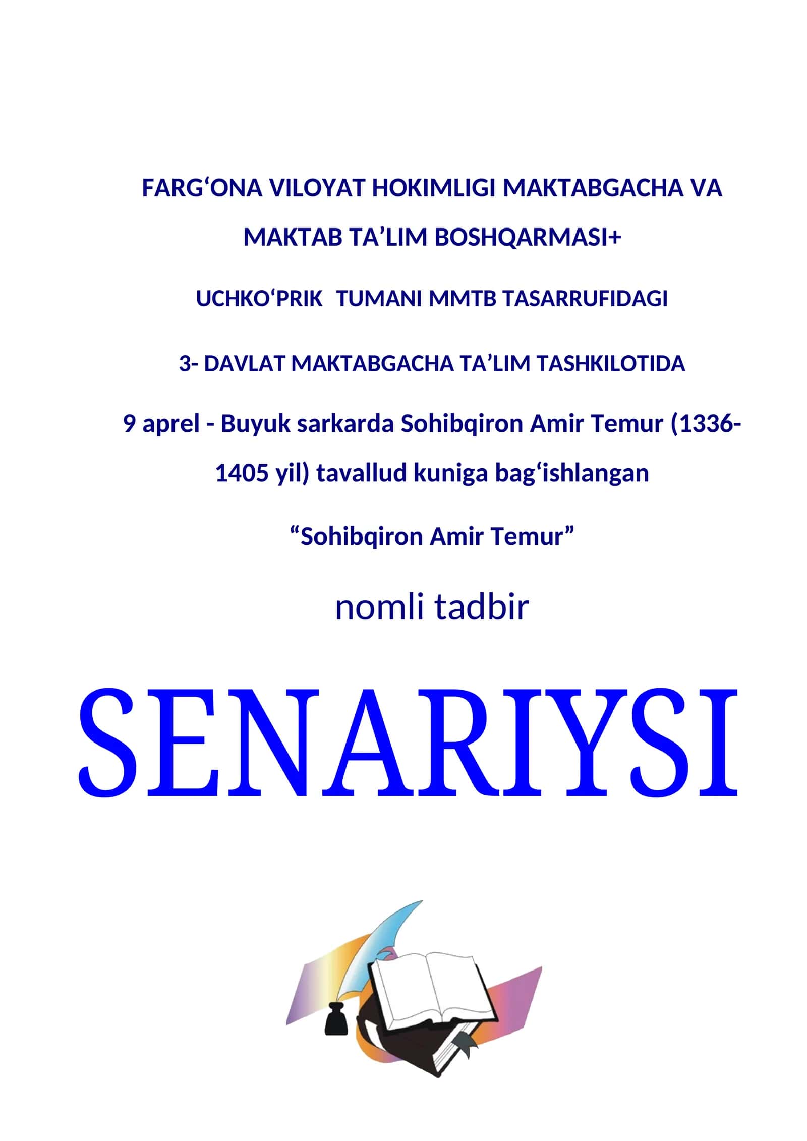 Sohibqiron Amir Temur 1