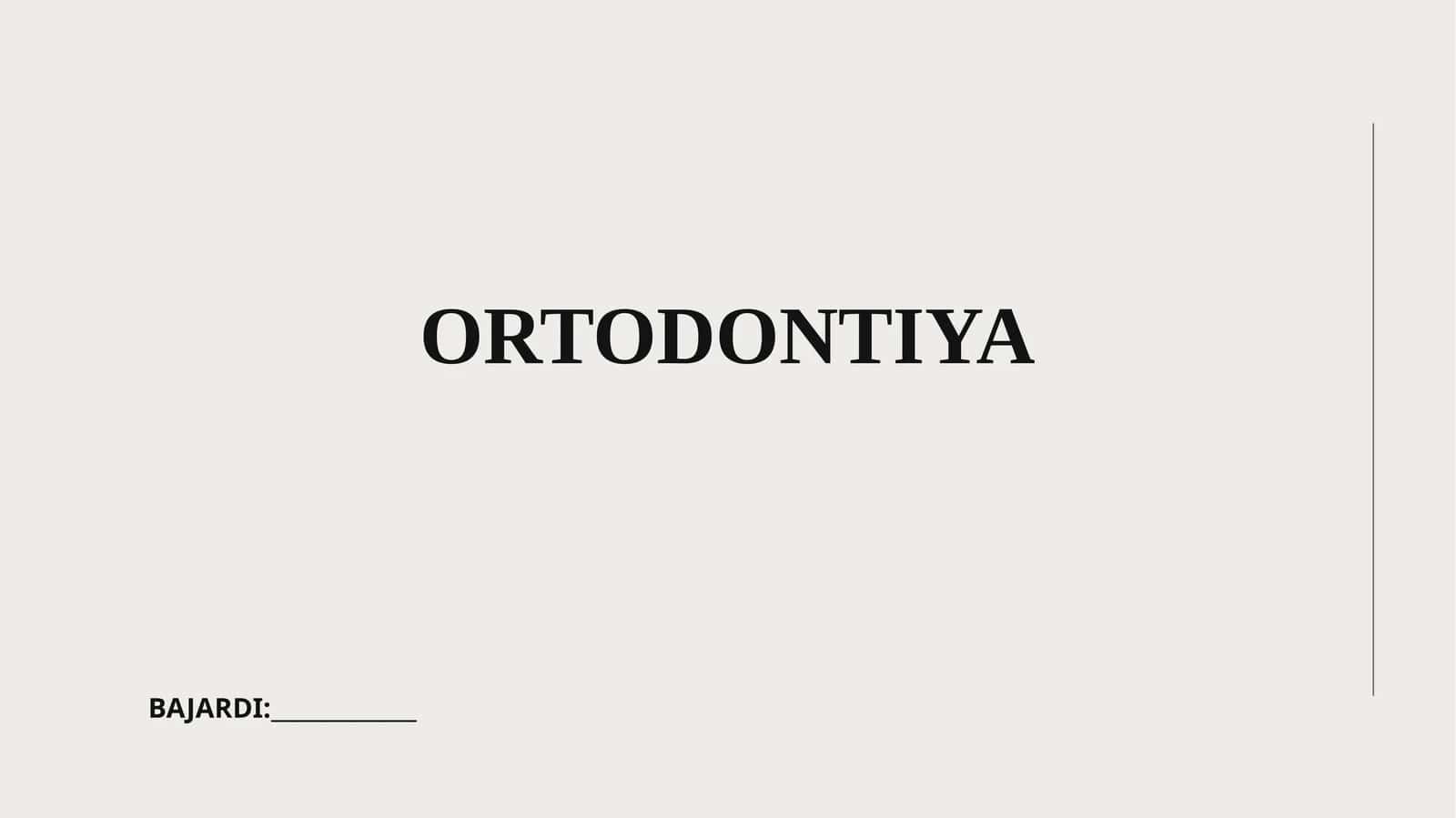 ORTODONTIYA 1