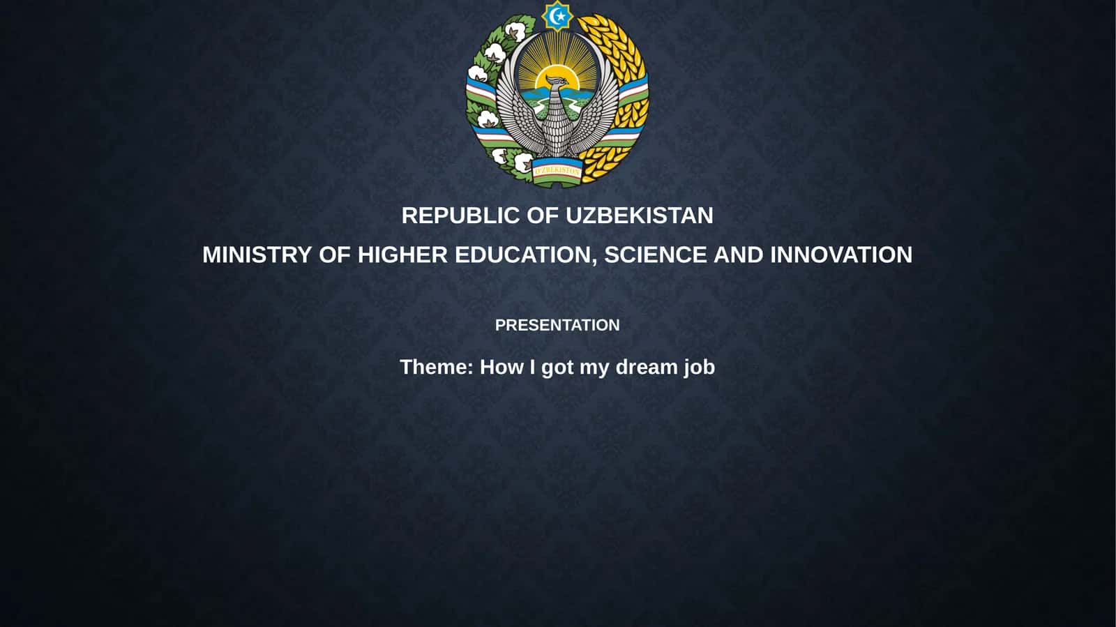 How I got my dream job 1