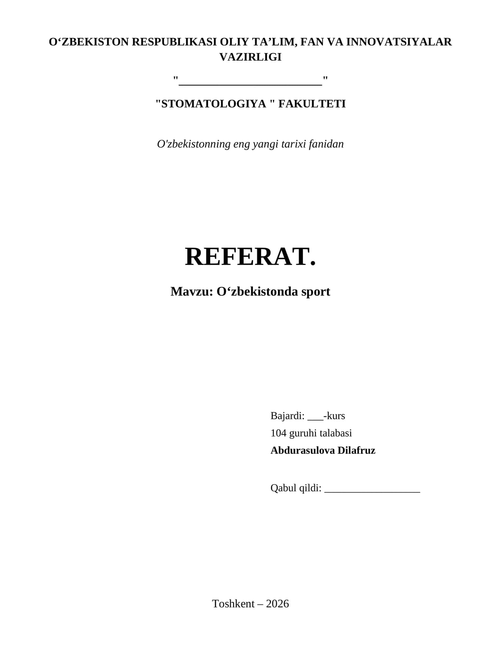 O‘zbekistonda sport 1