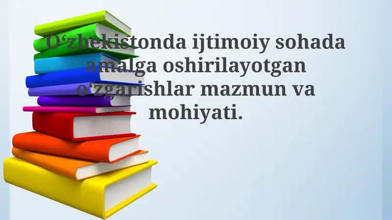 Ijtimoiy islohotlarning Mohiyati 1