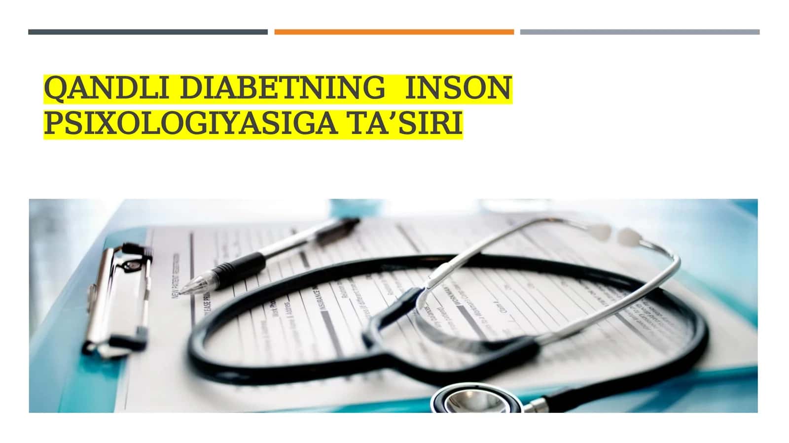 Qandli  diabetning inson psixologiyasiga  ta’siri 1