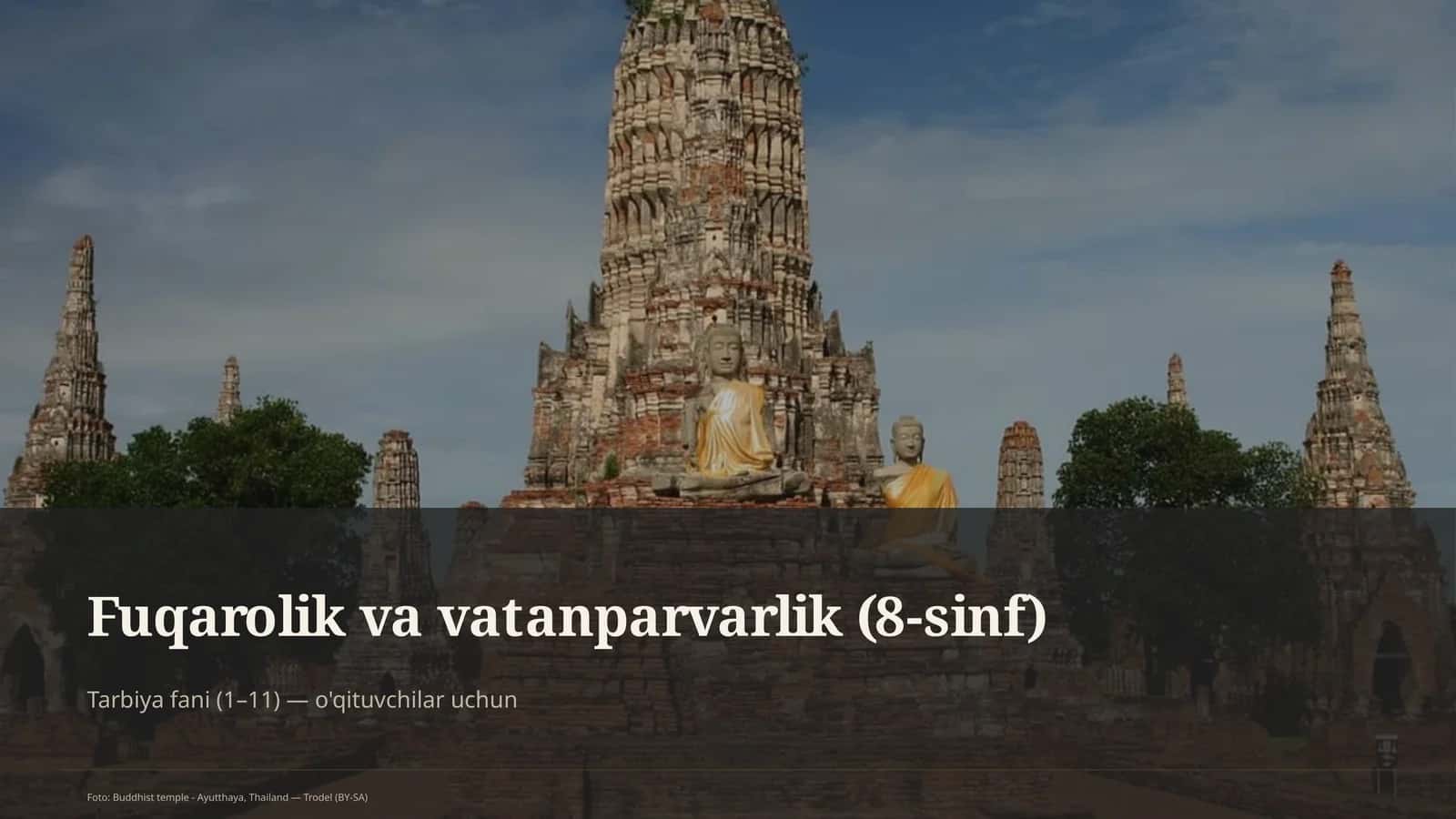 Fuqarolik va vatanparvarlik (8-sinf) 1