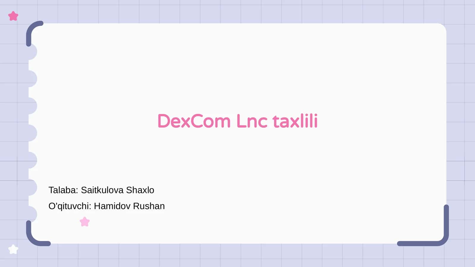 DexCom Lnc 1