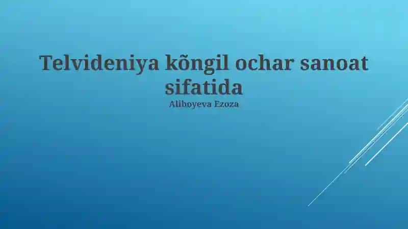 Televizion sanoati