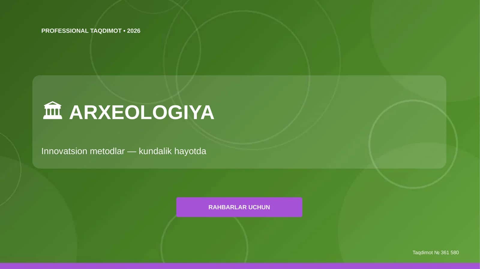 ARXEOLOGIYA 1