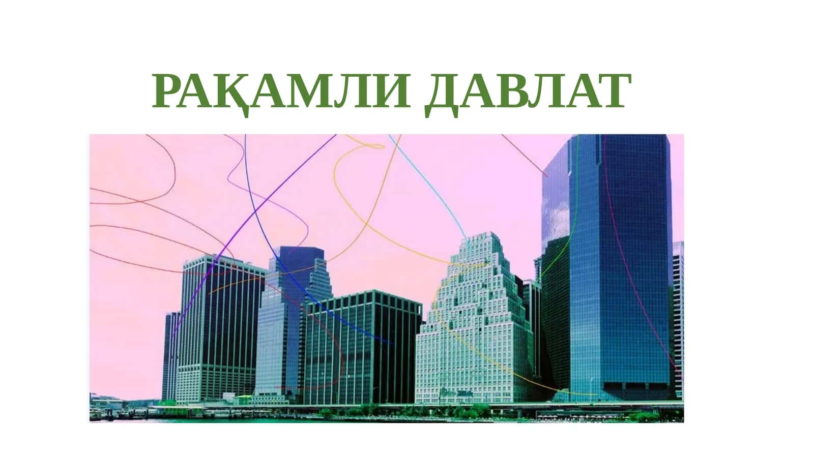 Рақамли давлат 1