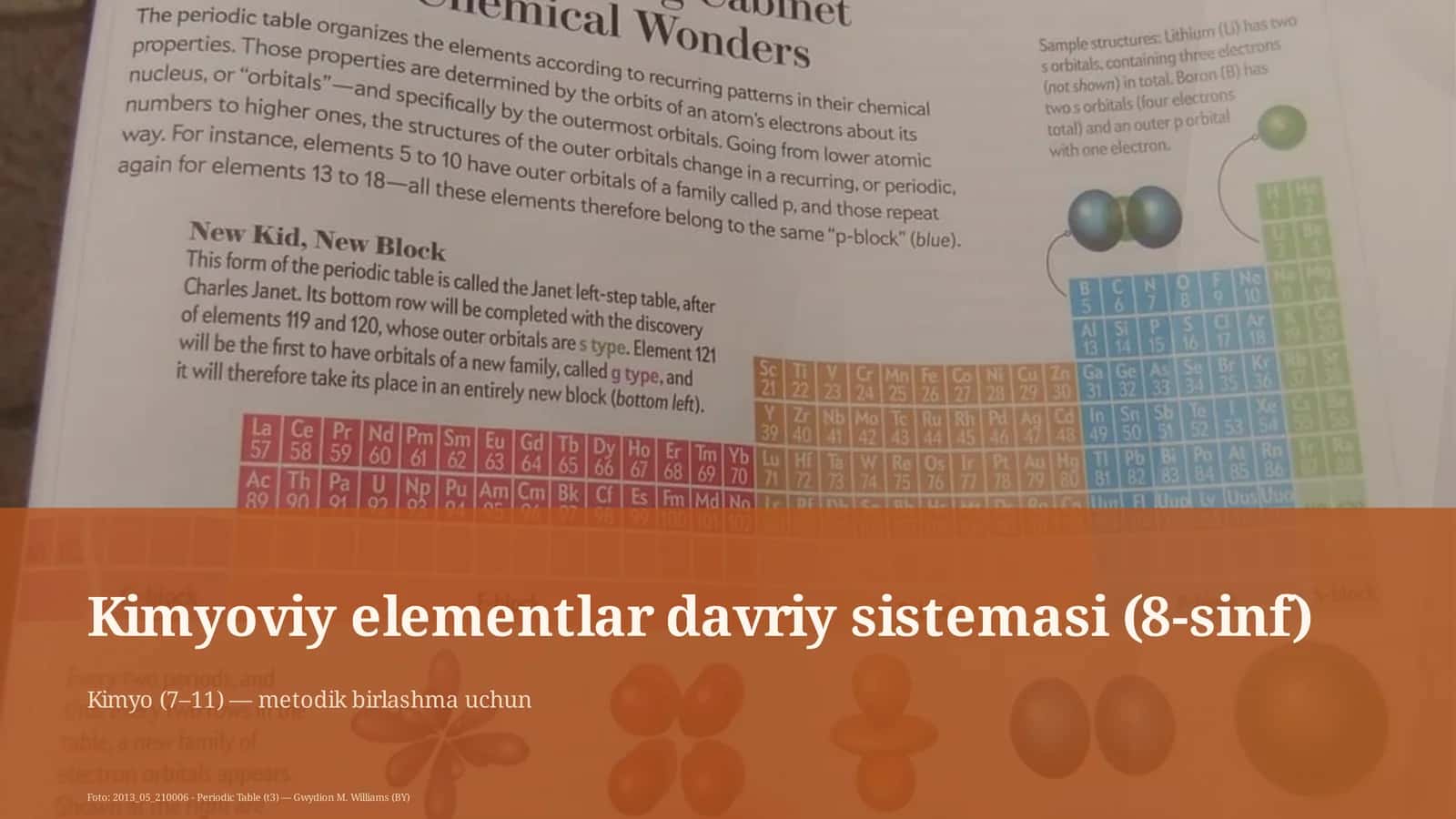 Kimyoviy elementlar davriy sistemasi (8-sinf) 1