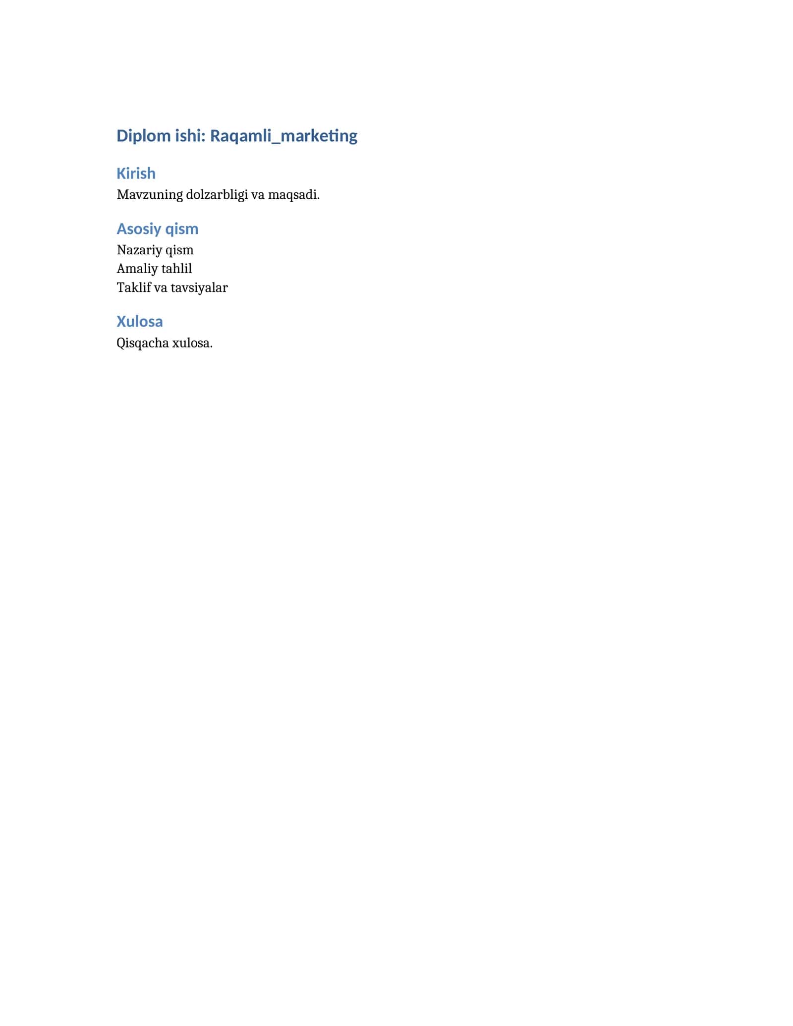Diplom ishi: Raqamli_marketing 1