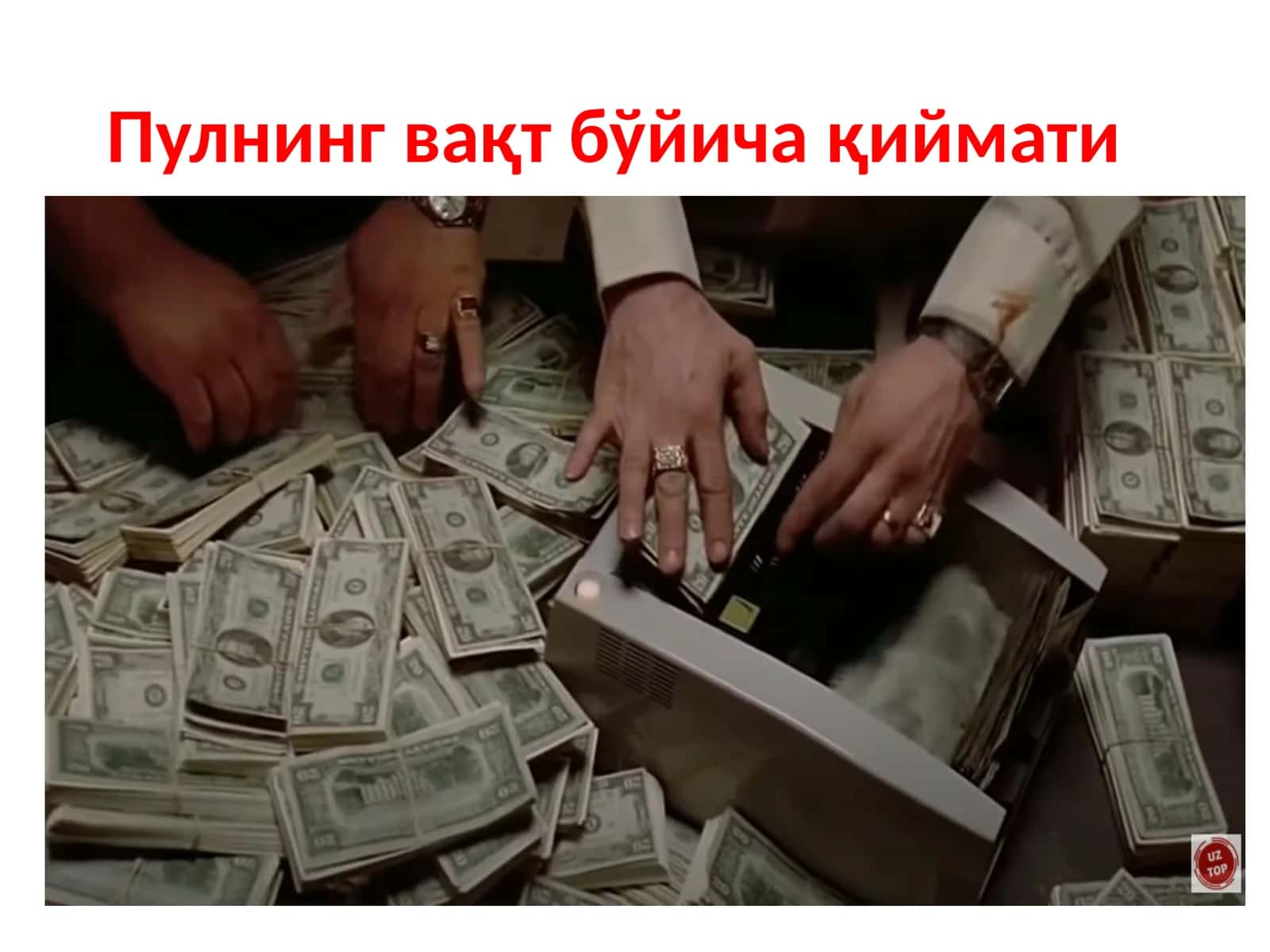 Пулнинг вақт бўйича қиймати 1