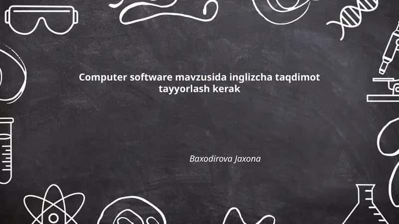 Computer software 1