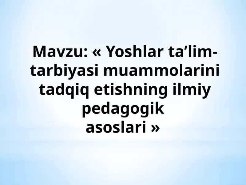 pedagogika 1
