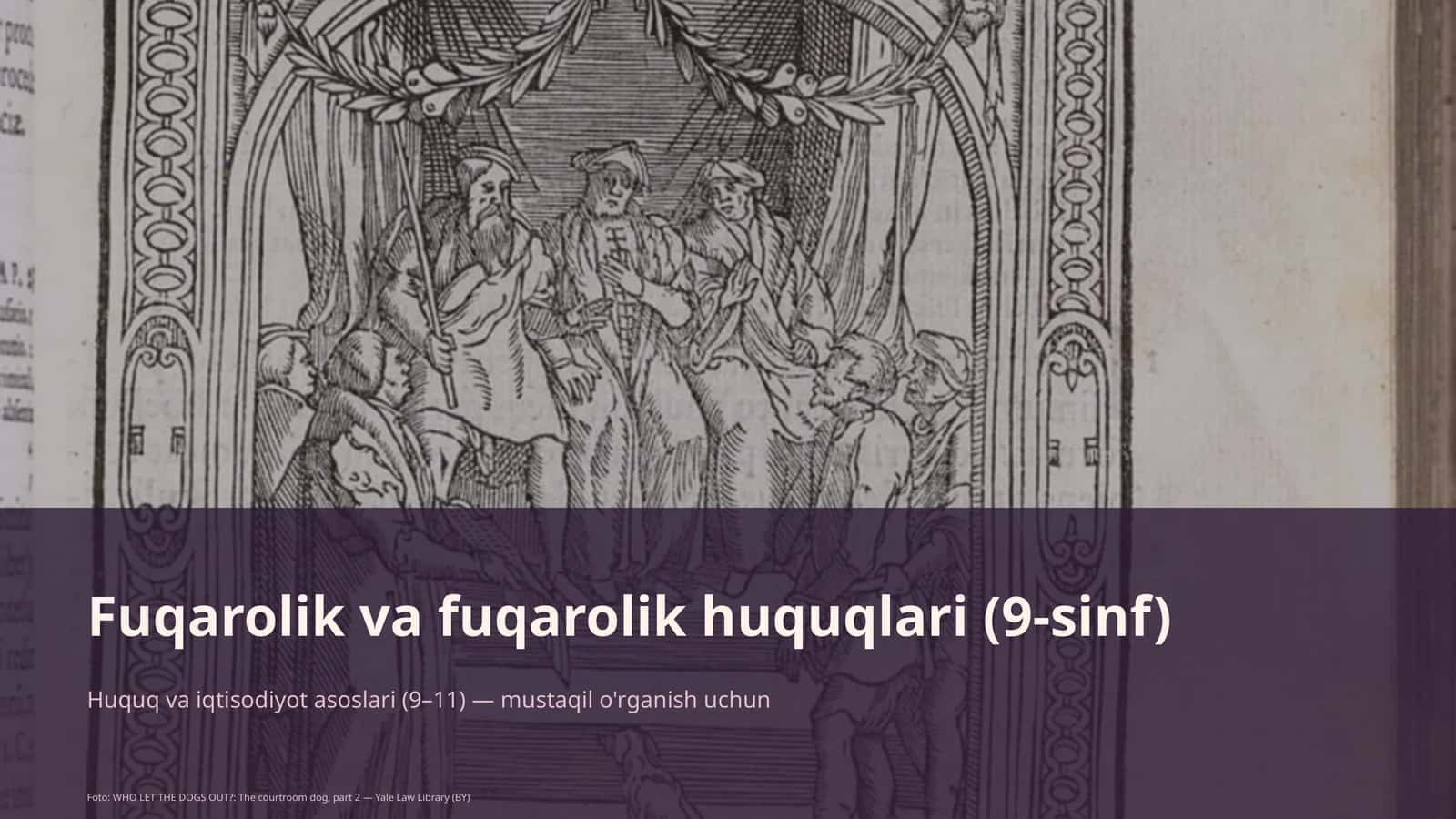 Fuqarolik va fuqarolik huquqlari (9-sinf) 1