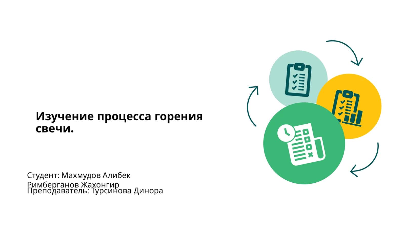 Изучение процесса горения свечи 1