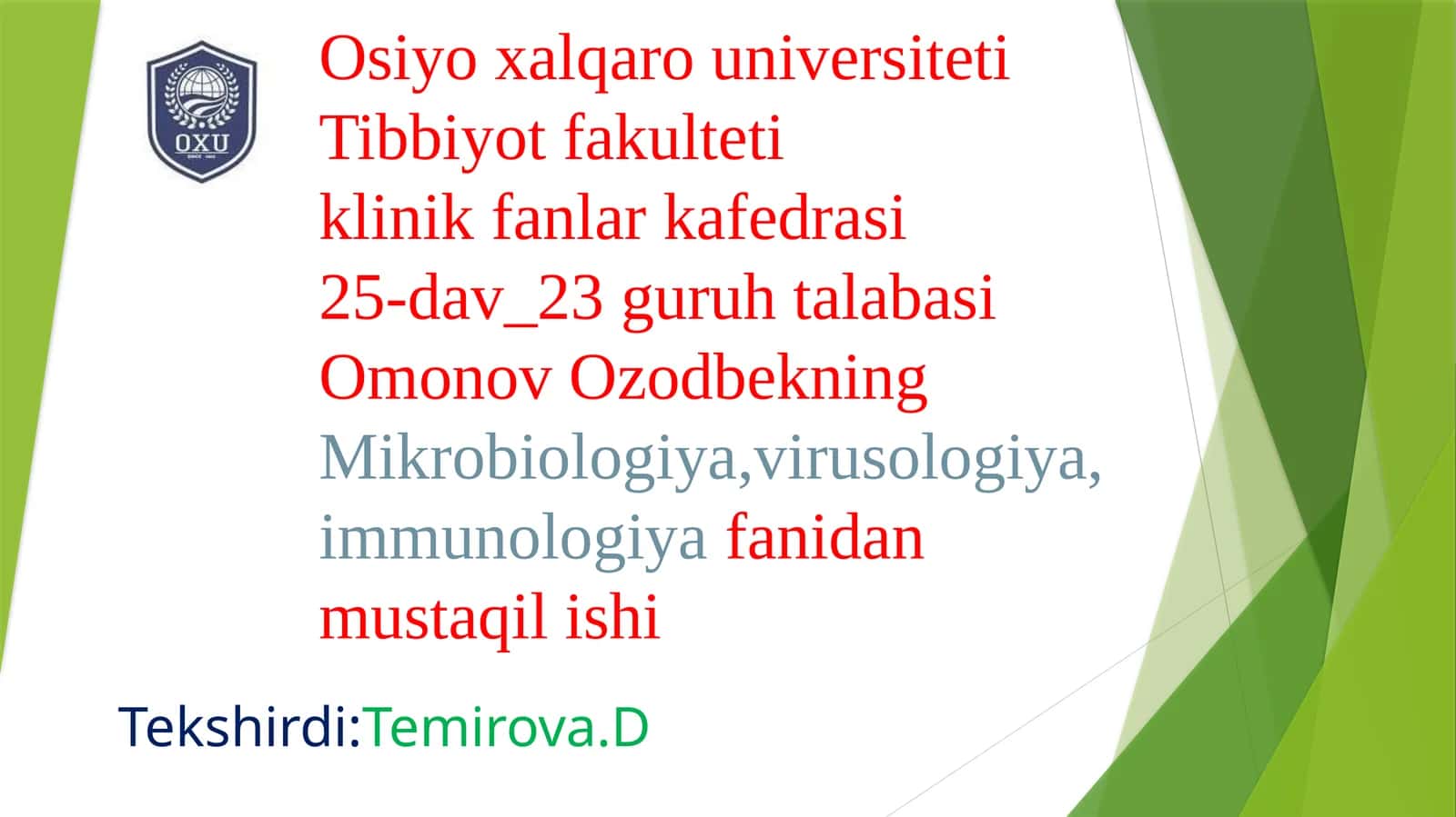 Borreliozmorfologiyasi, strukturasi, tarqalganligi keltirib chiqaruvchi kasalliklari laboratoriyadiagnostikasi 1