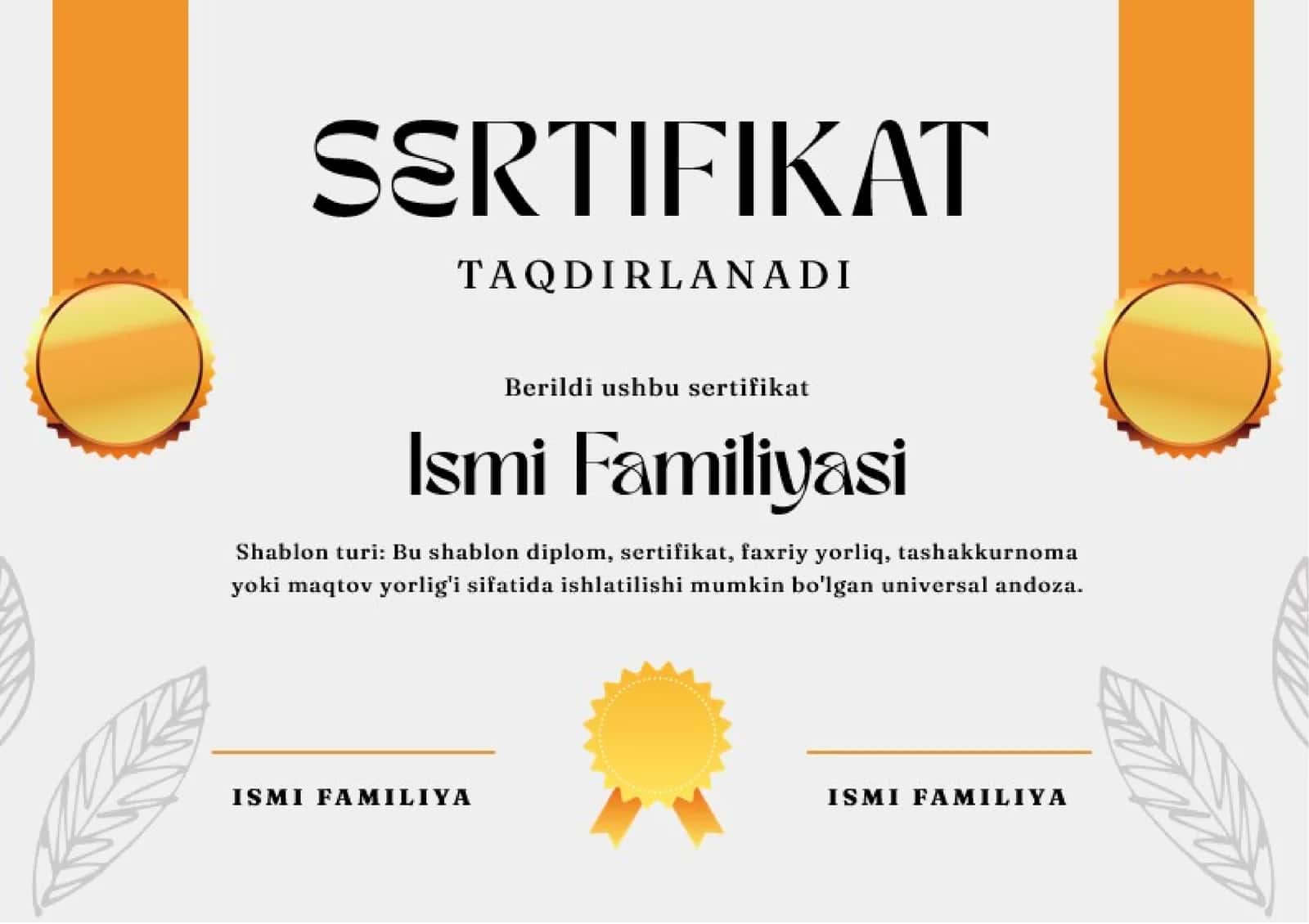 Sertifikat 1