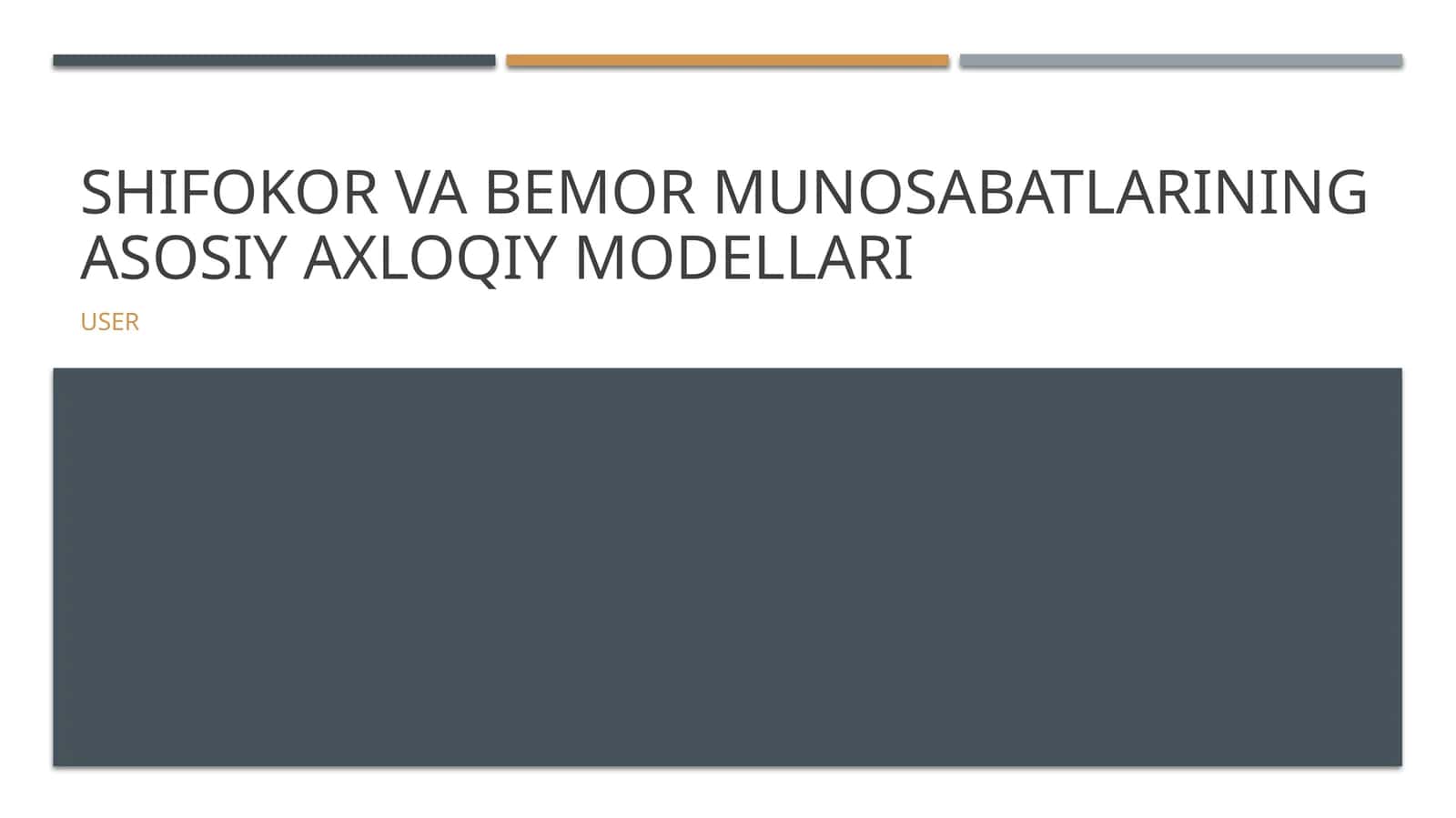 Axloqiy modellarning turlari va ularning amaldagi qo'llanilishi 1