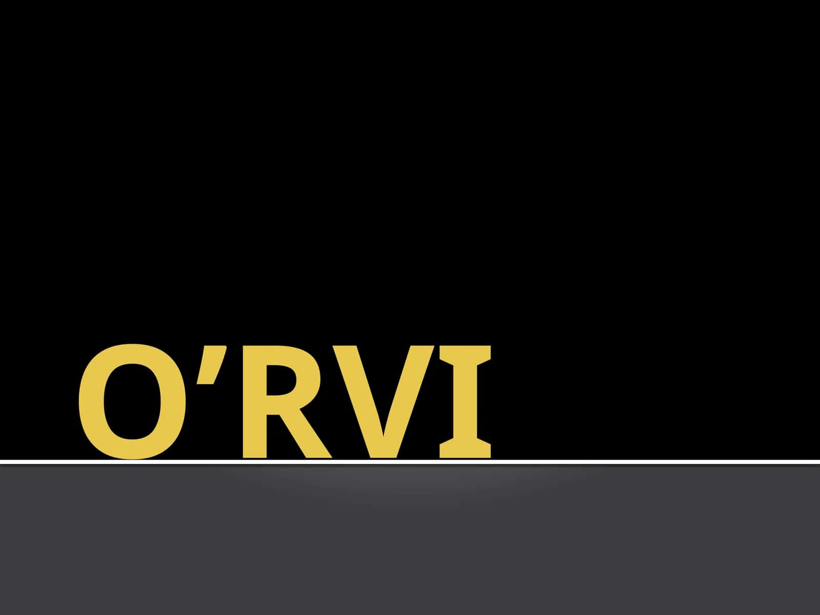 O’RVI 1