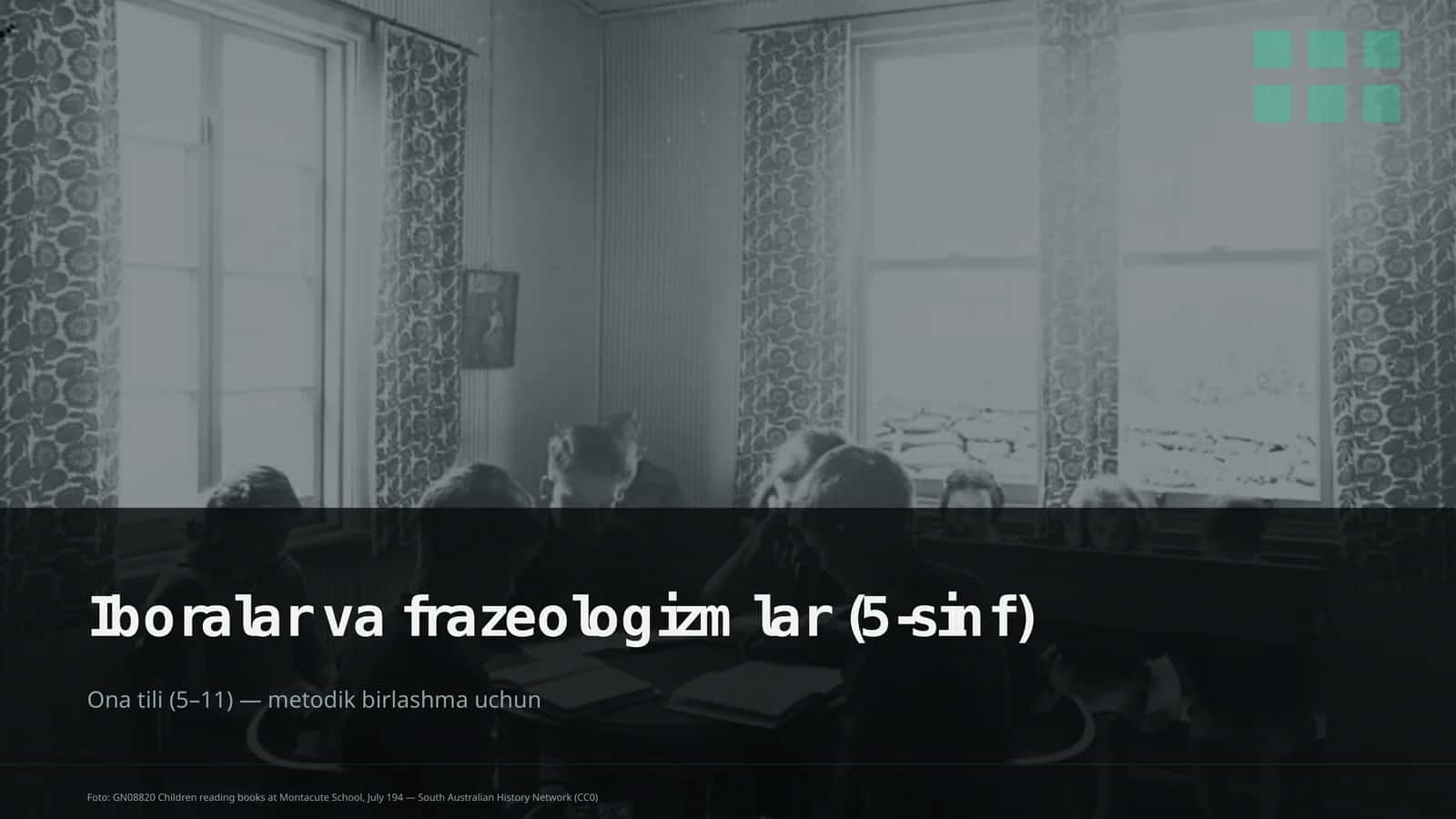 Iboralar va frazeologizmlar (5-sinf) 1