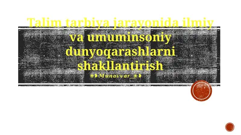 O'quv dasturlarini ishlab chiqish 1