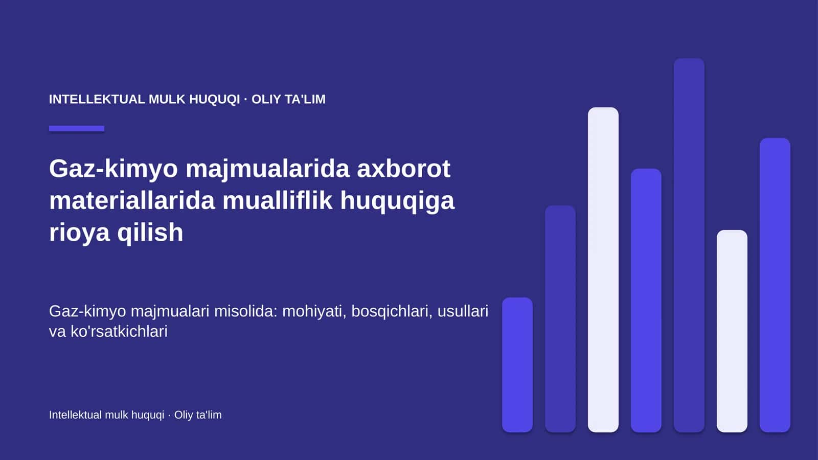gaz kimyo majmualarida axborot materiallarida mualliflik huquqiga rioya qilish 5192 1
