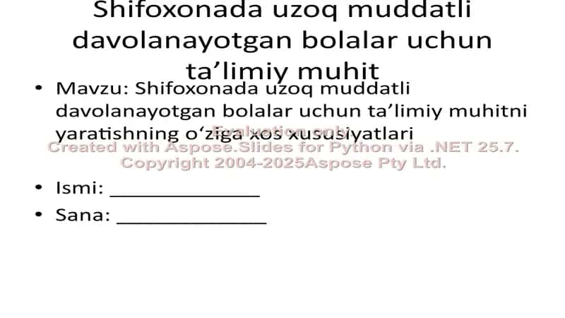 Shifoxona_talimiy_muhit_taqdimot 1