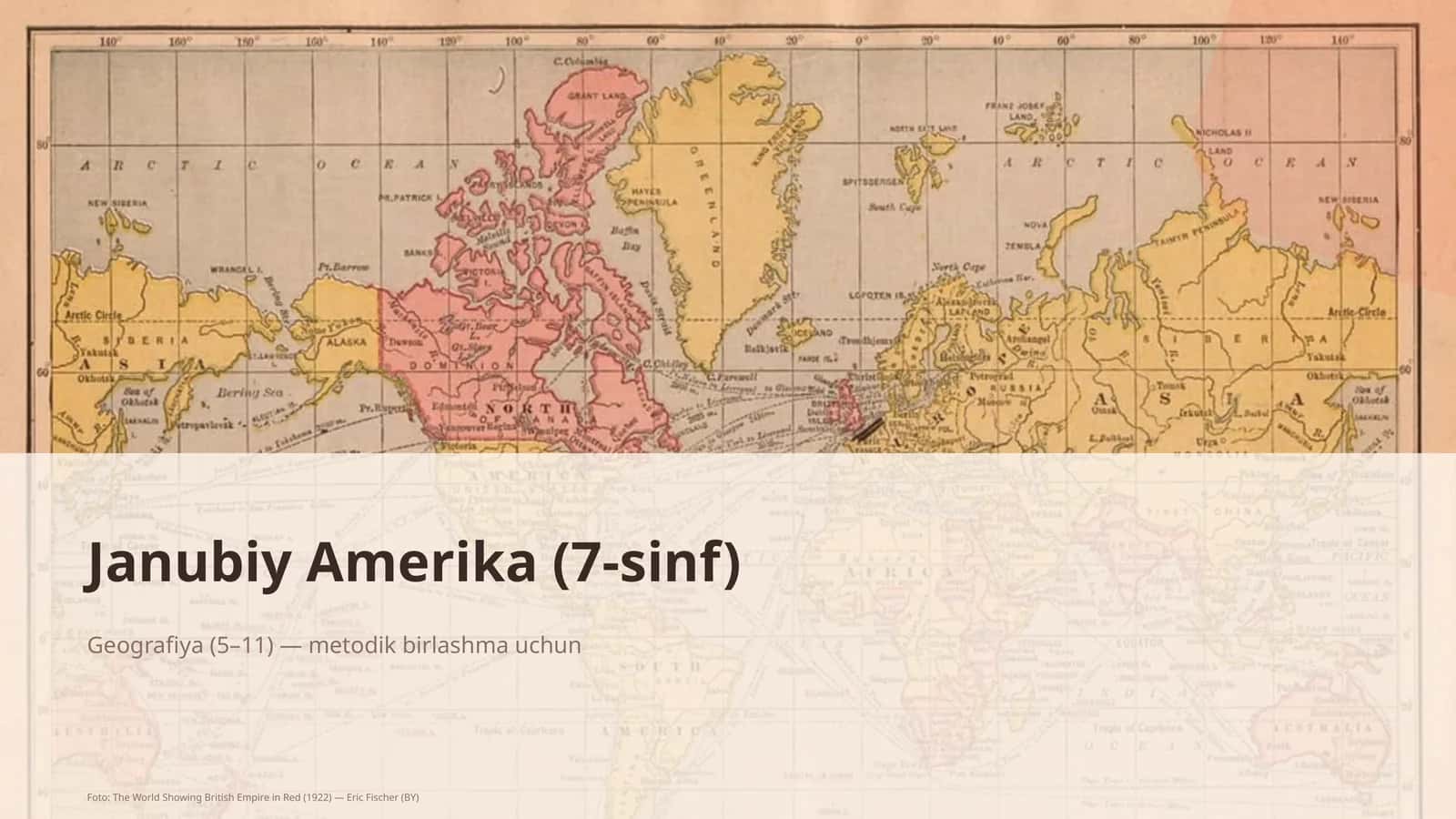 Janubiy Amerika (7-sinf) 1