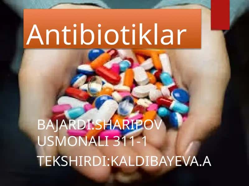 Antibiotiklar 1
