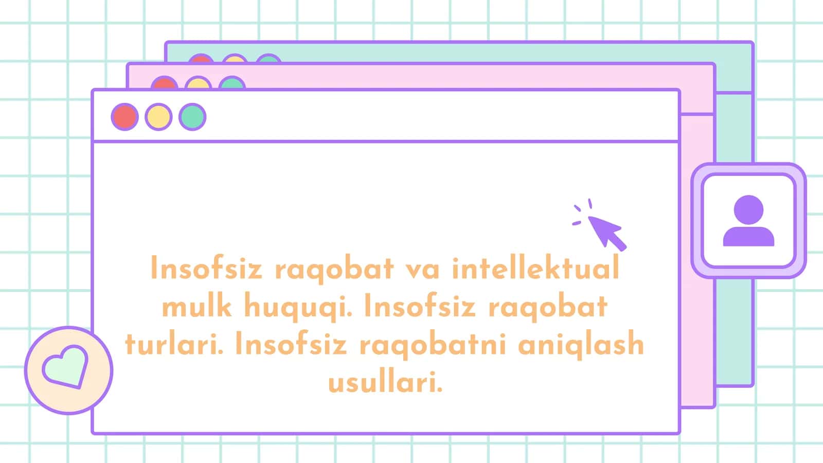 Insofsiz raqobat va intellektual mulk huquqi. Insofsiz raqobat turlari. Insofsiz raqobatni aniqlash usullari. 1